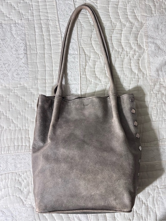 Hammitt Handbags - Hammitt | Leather Oliver Tote Bag Purse | Pewter with Silver Hardware